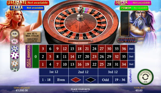 Age of The Gods Roulette