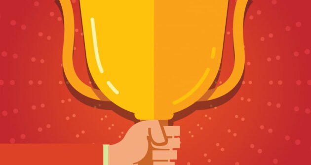 Award - gold trophy ok