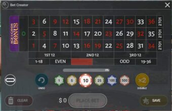 Age of The Gods Roulette 2