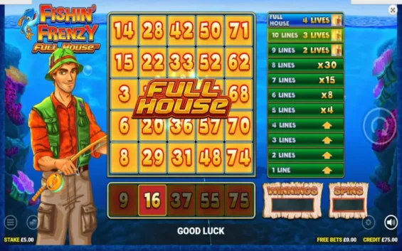 Fishin Frenzy Full House 2