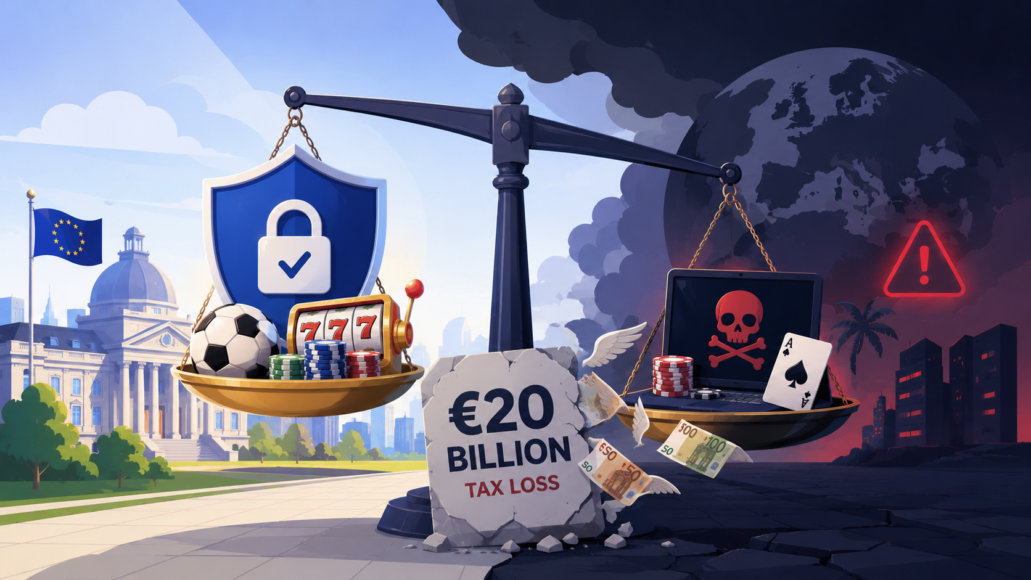 illegal gambling Europe tax loss